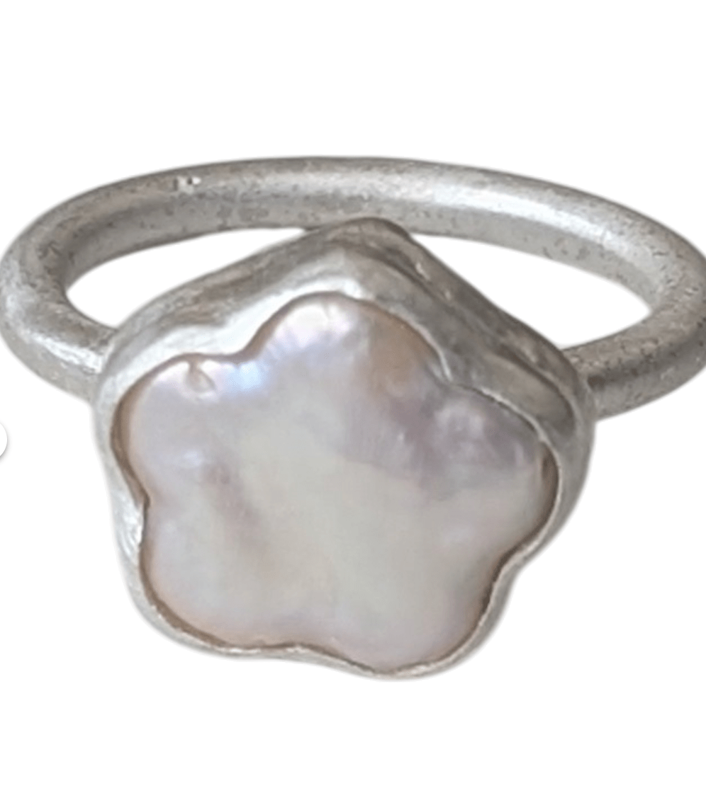 Bague Flos Margarita Blanche Melrai - Ex-voto
