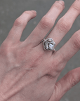 Bague Flos Margarita Noire Melrai - Ex-voto