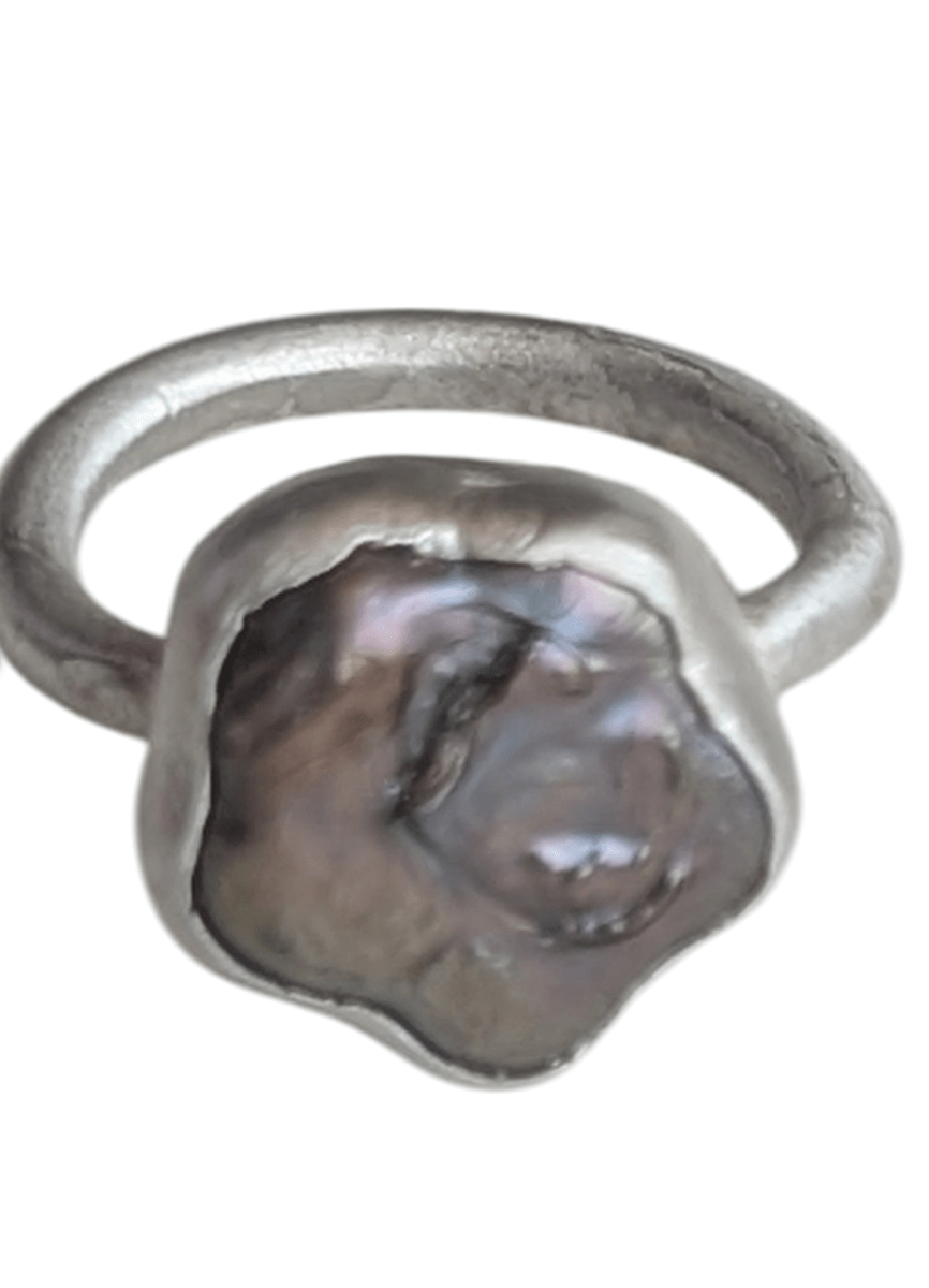 Bague Flos Margarita Noire Melrai - Ex-voto