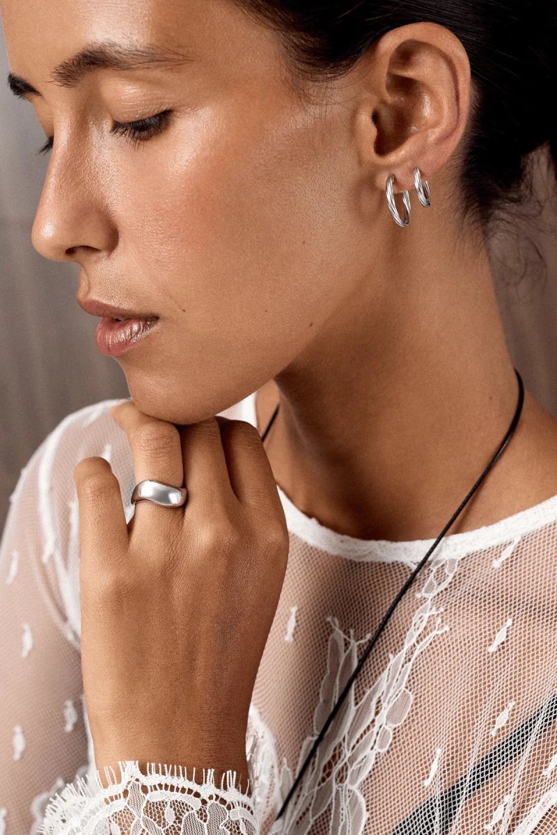 Bague Soho Twenty Compass Argent - Ex - voto