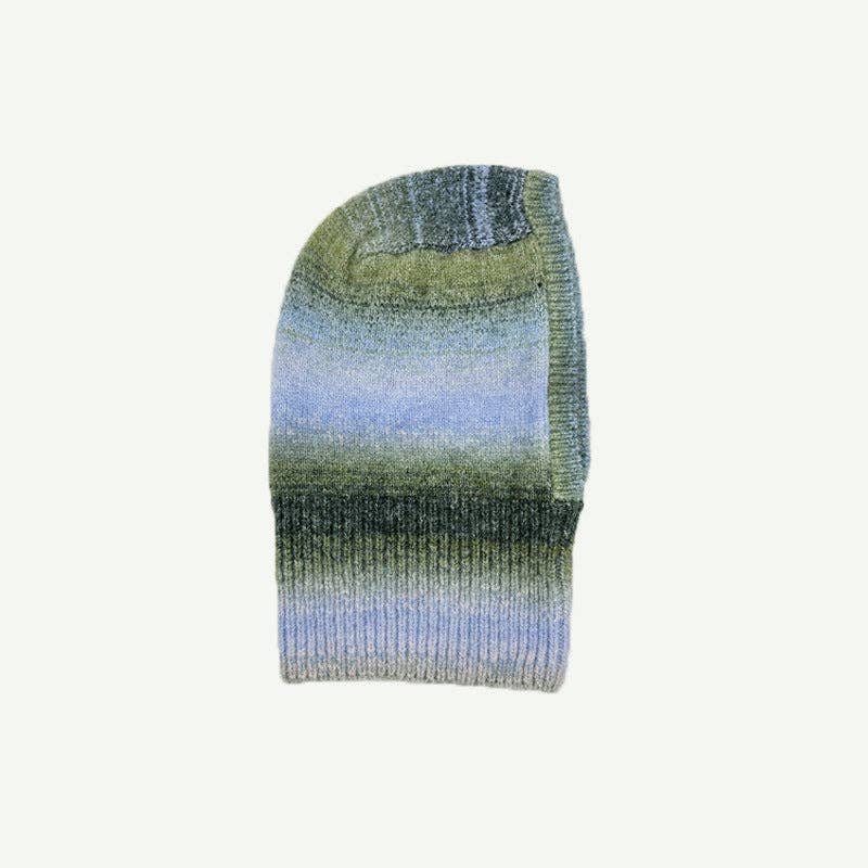 Balaclava Dégradé Bleu - Vert Sweetkama - Ex - voto