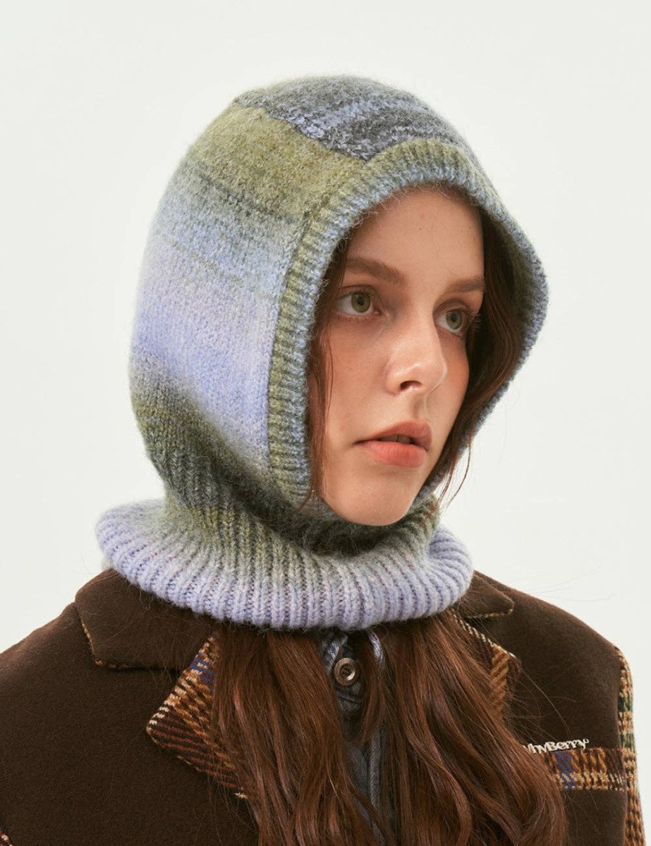 Balaclava Dégradé Bleu - Vert Sweetkama - Ex - voto