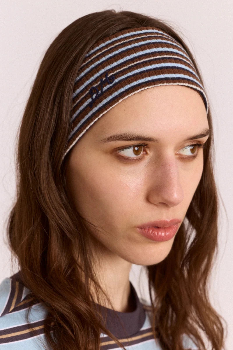 Bandeau à Cheveux Orianna Damson Madder - Ex-voto