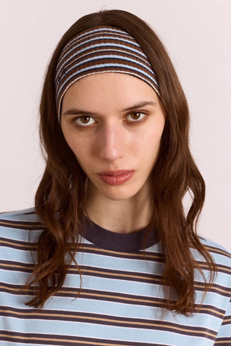 Bandeau à Cheveux Orianna Damson Madder - Ex-voto