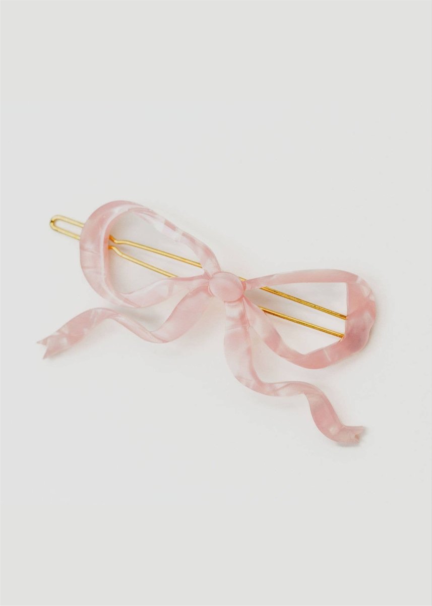 Barrette Boucle Rose Hey Ricochet - Ex - voto