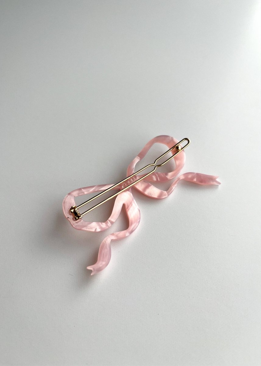 Barrette Boucle Rose Hey Ricochet - Ex - voto
