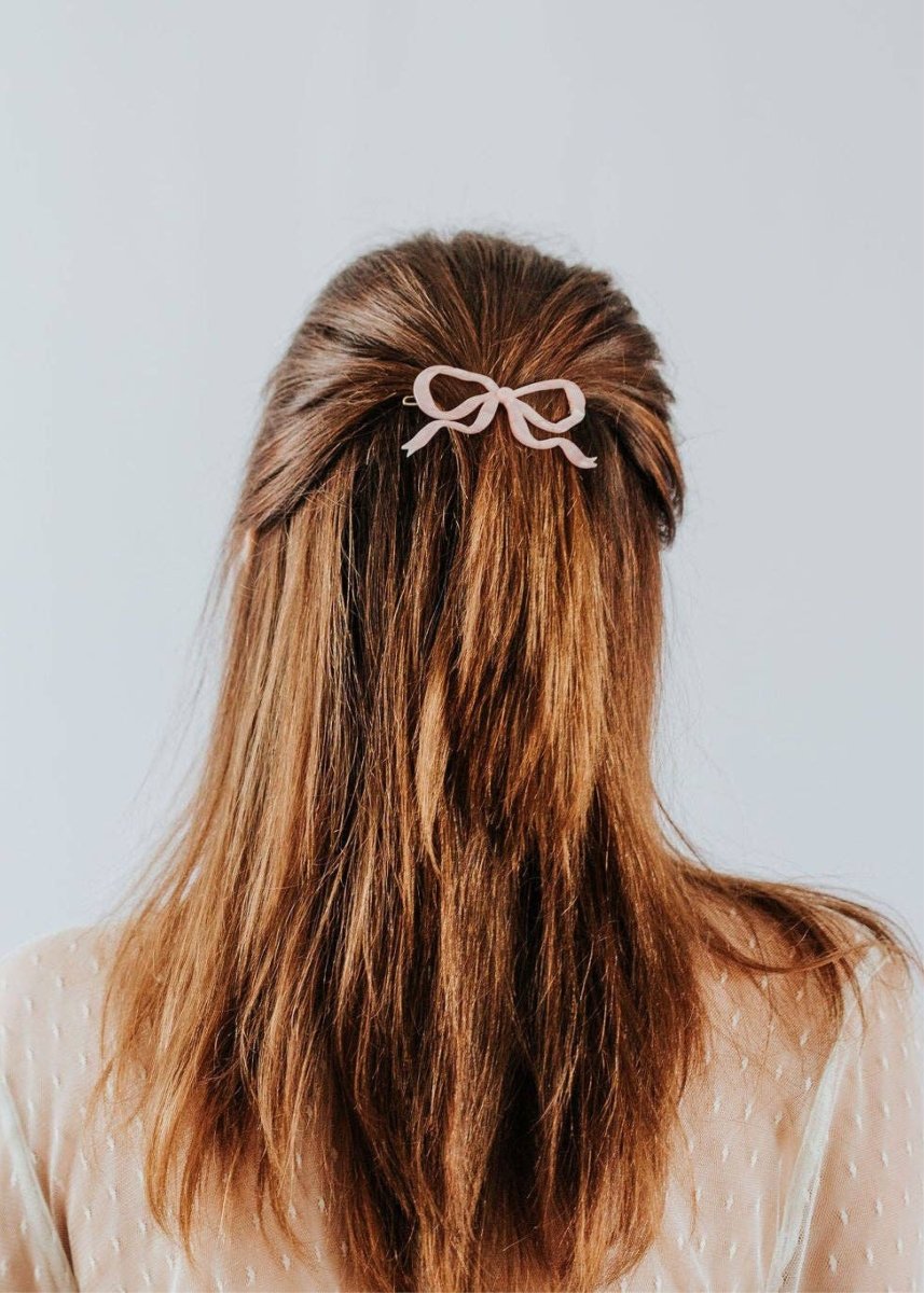 Barrette Boucle Rose Hey Ricochet - Ex - voto
