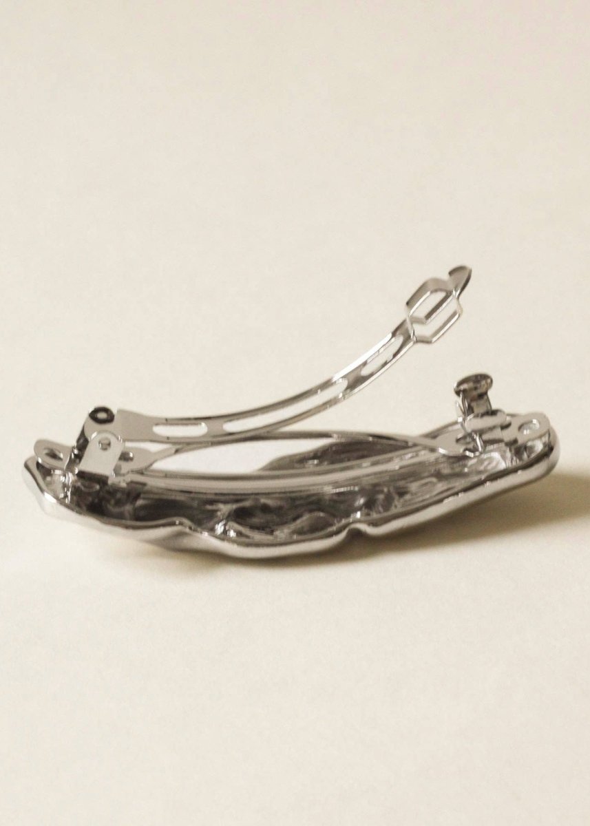 Barrette Texturée Argent Nar'sha - Ex - voto