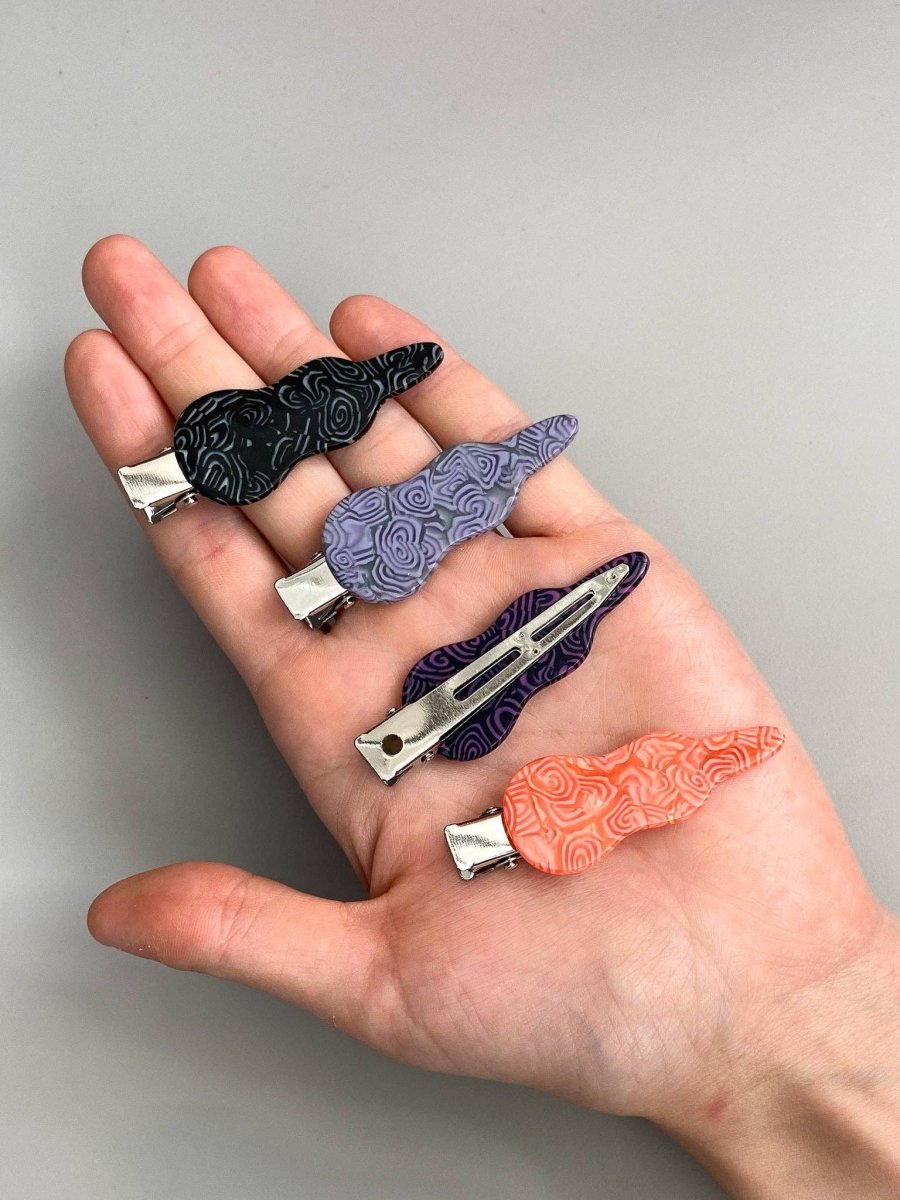 Barrettes Ensemble de 4 Ophelia Chunks - Ex - voto