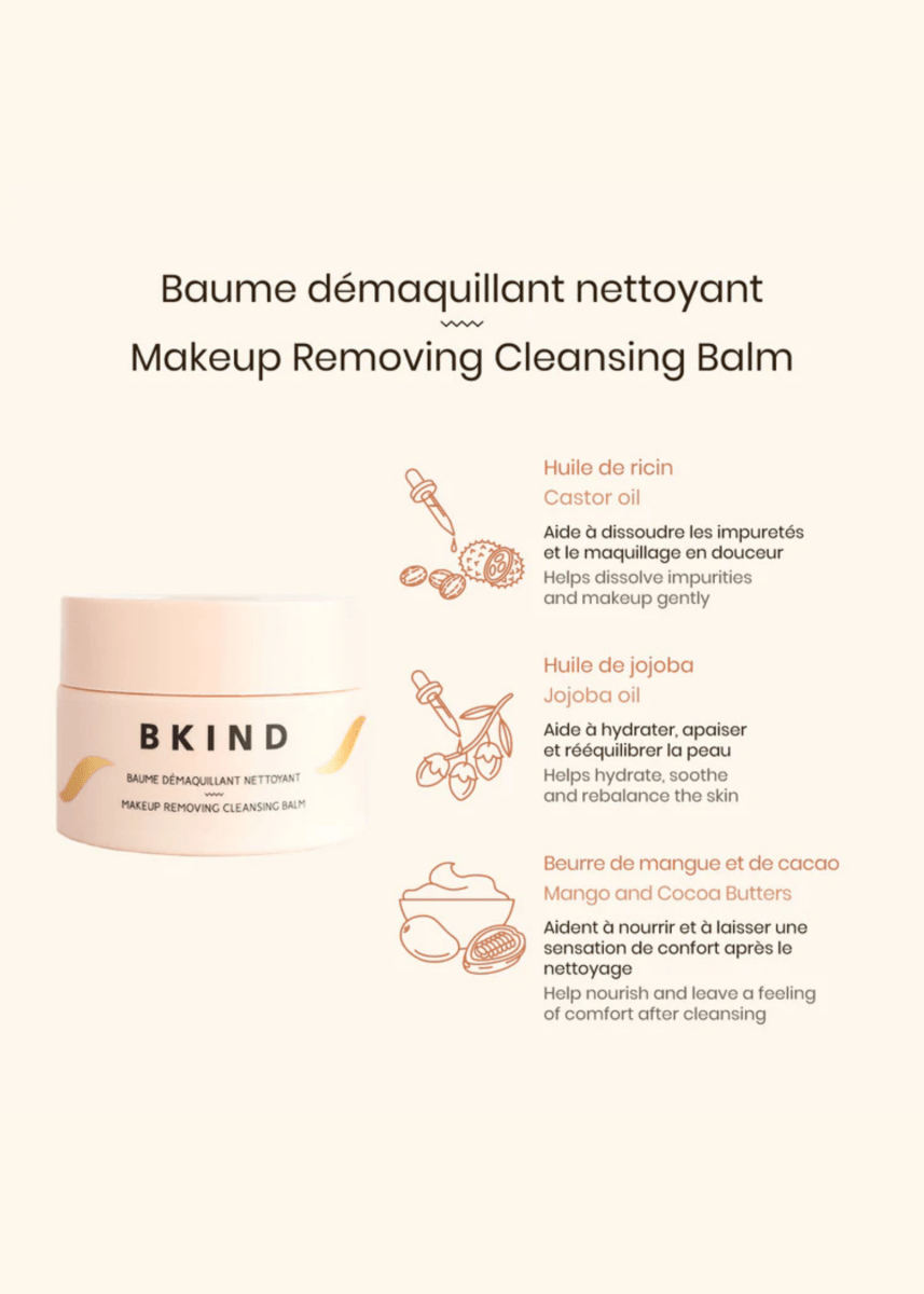 Baume Démaquillant Nettoyant BKIND - Ex - voto