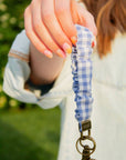 ANDi Blue Gingham Keychain