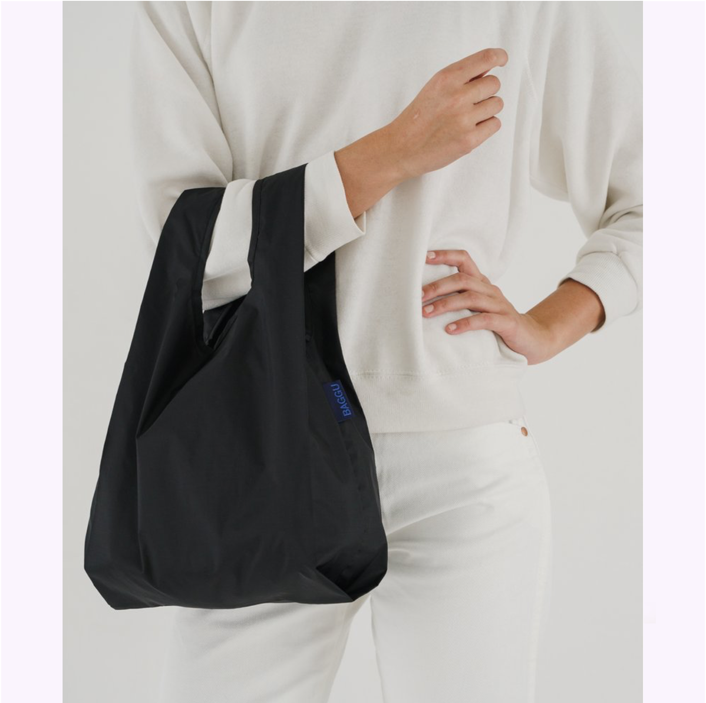 Sac Réutilisable Petit  Baggu Noir