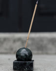 Morikita Green Marble Incense Holder