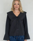 Blouse Brielle Things Between Bleu Marin - Ex - voto