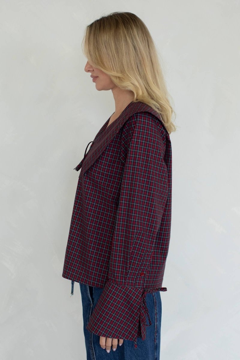 Blouse Brielle Things Between Bourgogne - Ex - voto