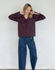 Blouse Brielle Things Between Bourgogne - Ex - voto