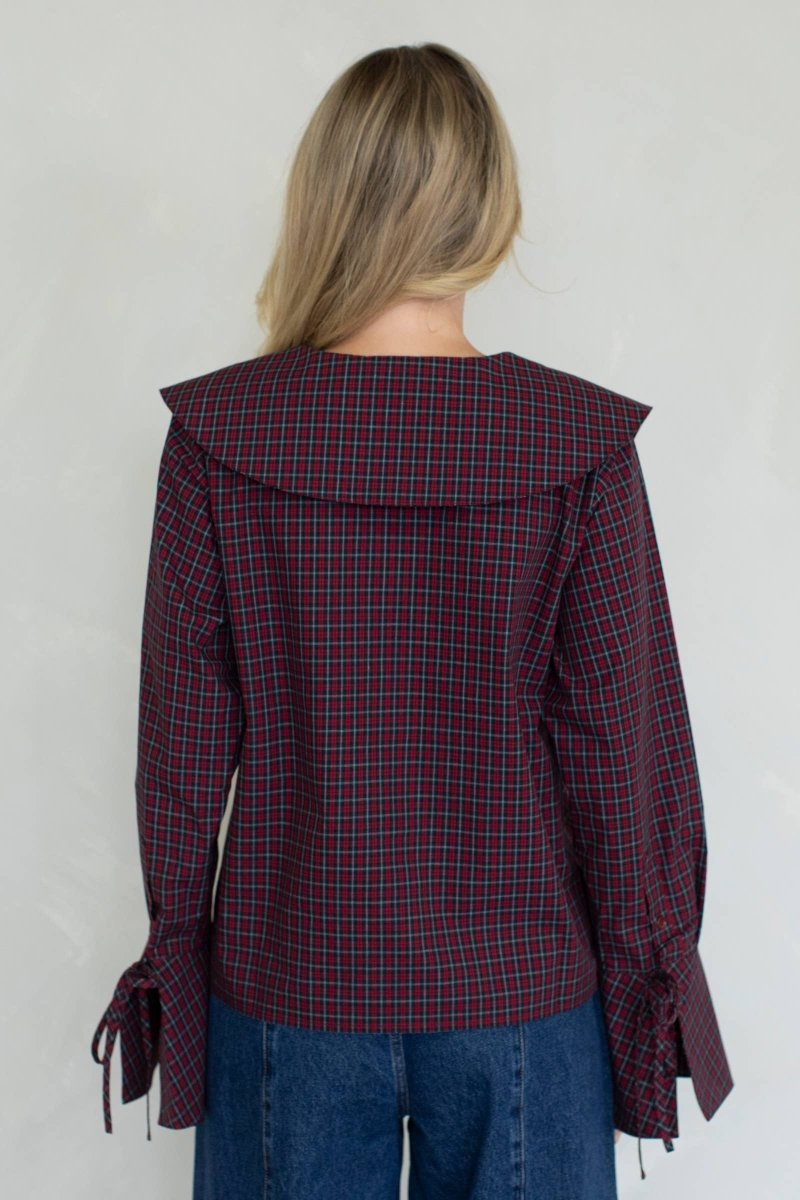 Blouse Brielle Things Between Bourgogne - Ex - voto