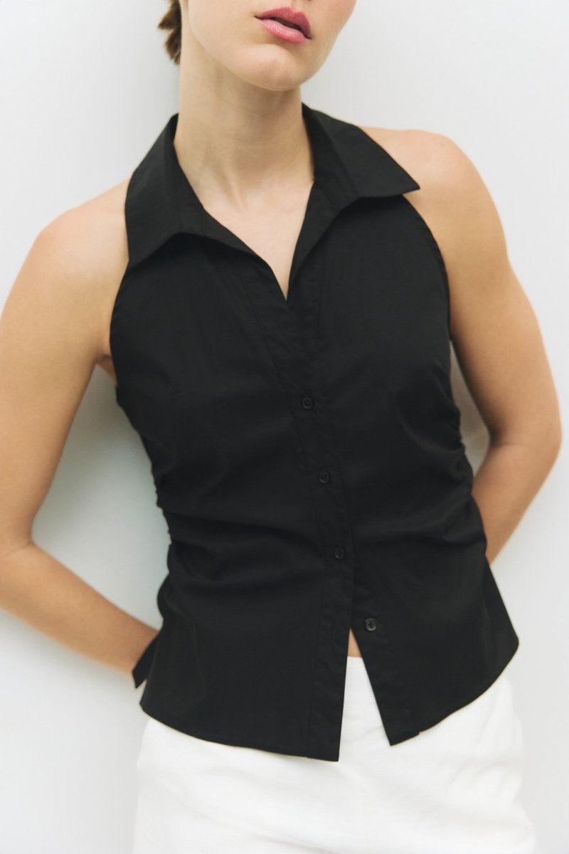 Blouse Cambria Noire Mod Ref - Ex - voto