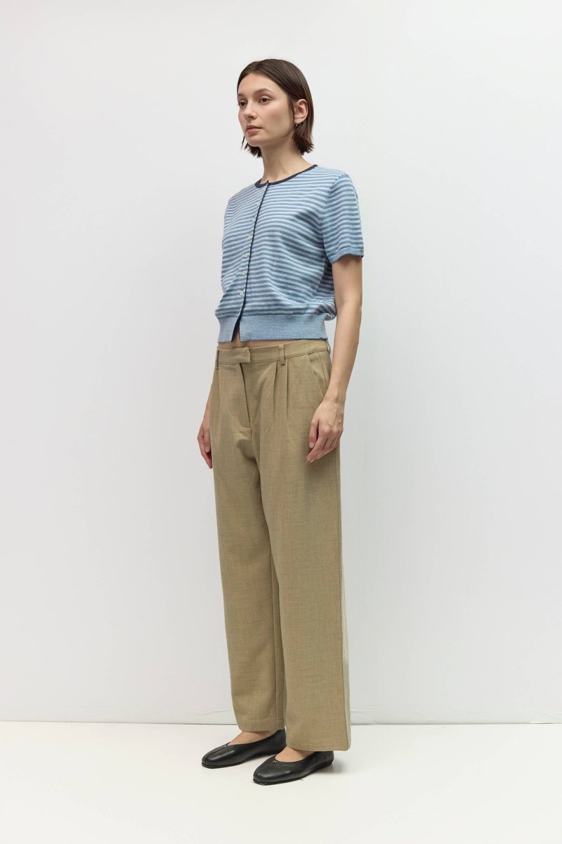 Blouse Faye Rayures Bleues All Row - Ex-voto
