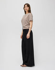 Blouse Faye Rayures Brunes, Ivoire et Bleues All Row - Ex - voto