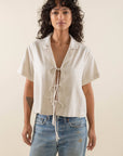 Blouse Noeuds Nico NLT Noire - Ex - voto