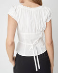 Blouse Raina Blanche All Row - Ex - voto