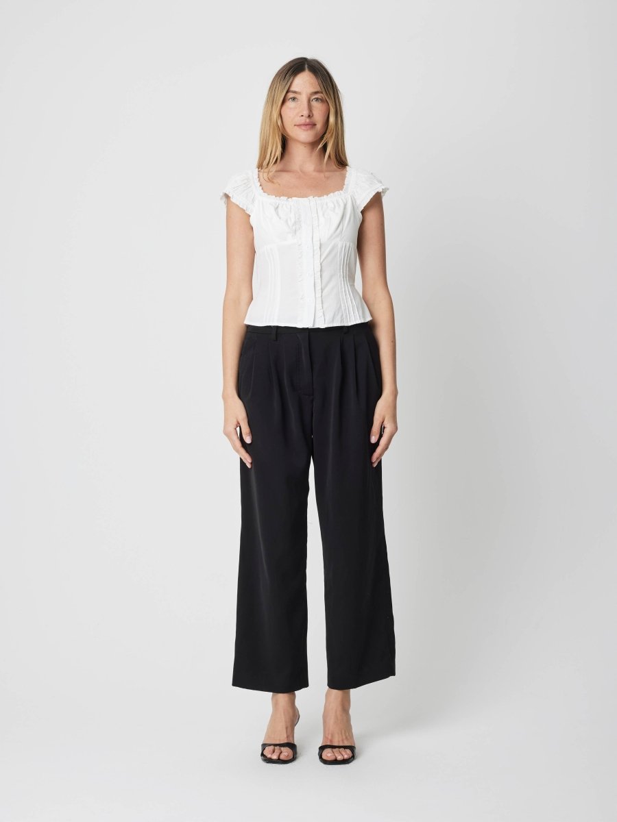 Blouse Raina Blanche All Row - Ex - voto