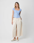Blouse Raina Bleue All Row - Ex - voto