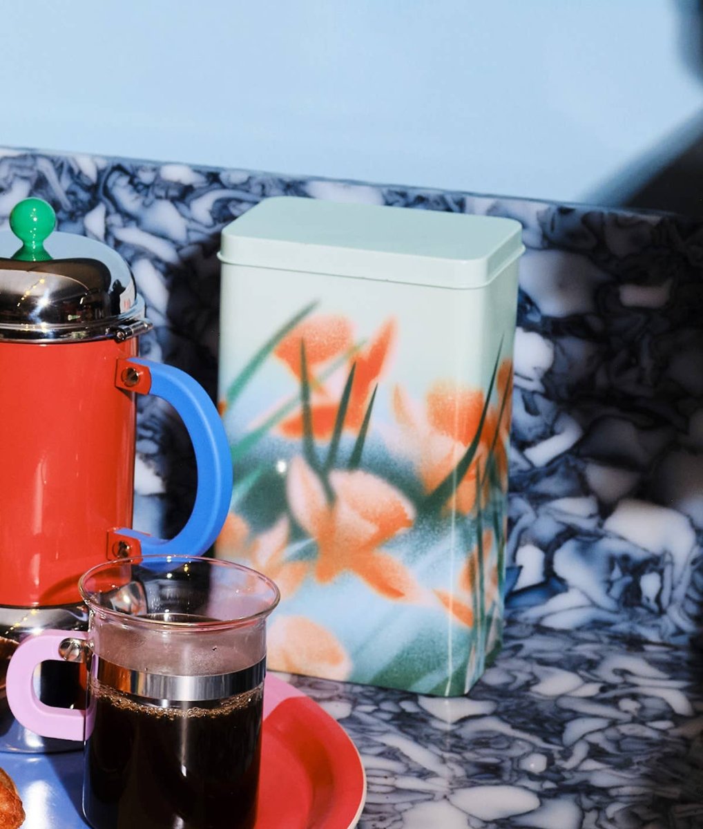Boîte à Café Fleurs Pastels WRAP - Ex-voto