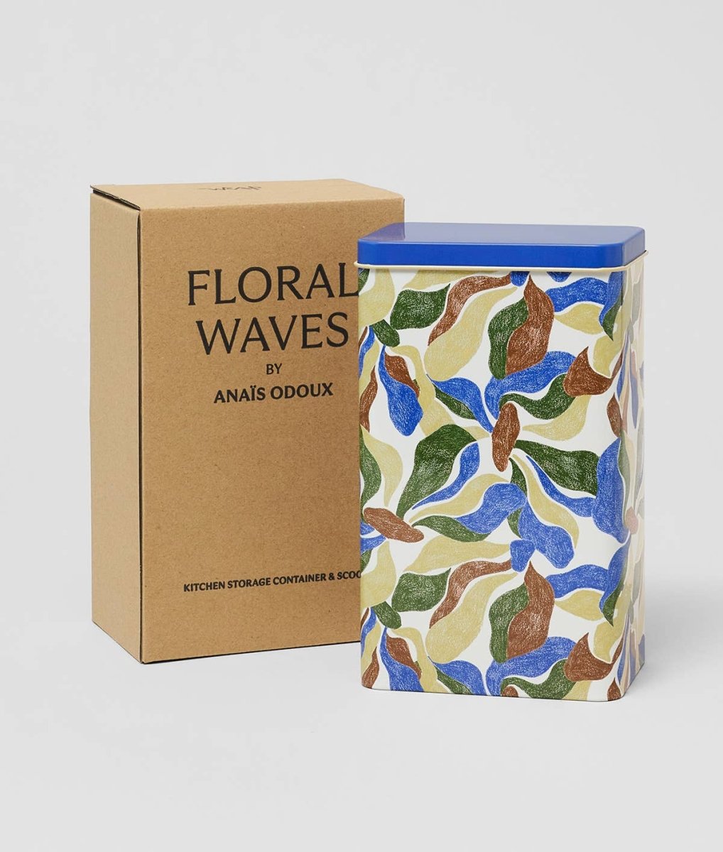 Boîte à Café Floral Waves WRAP - Ex-voto