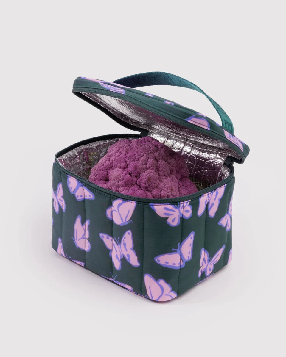 Boîte à Lunch Noire Puffy Baggu Butterflies - Ex - voto