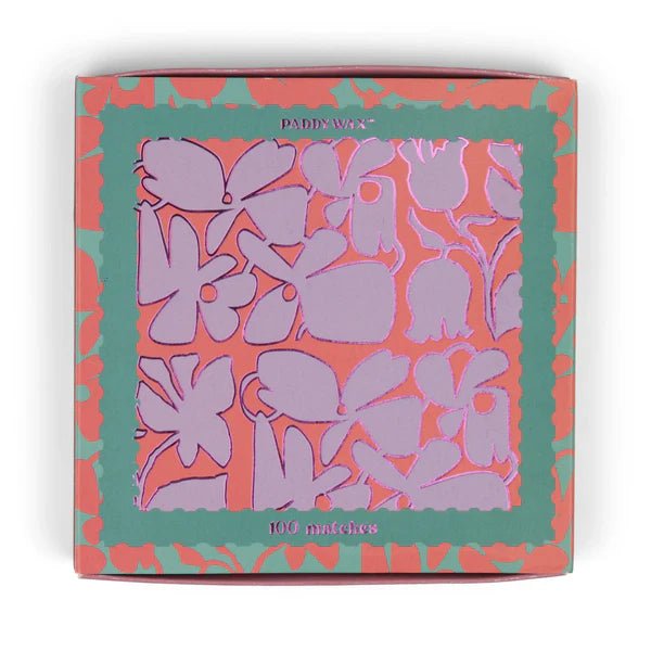 Boîte d'Allumettes Paddywax Abstract Floral - Ex - voto