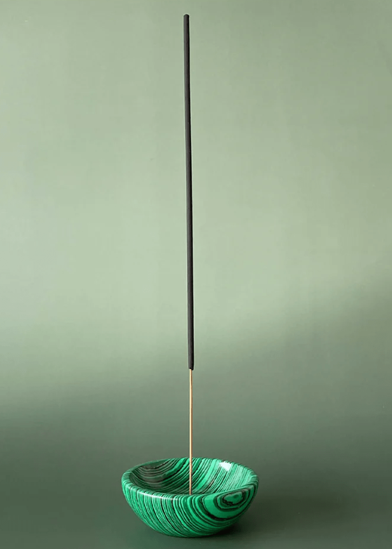 Bol Porte Encens Botanica Malachite - Ex - voto
