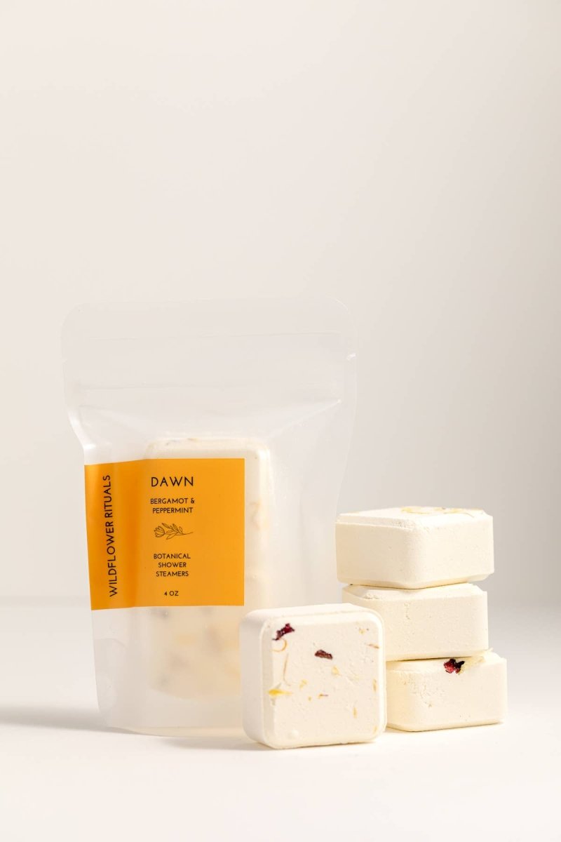 Bombe Vapeur de Douche Dawn Bergamote et Menthe Poivrée Wildflower Rituals - Ex-voto