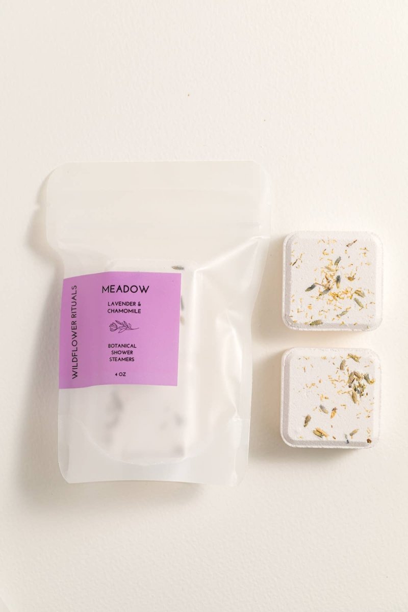 Bombe Vapeur de Douche Meadow Lavande et Camomille Wildflower Rituals - Ex-voto
