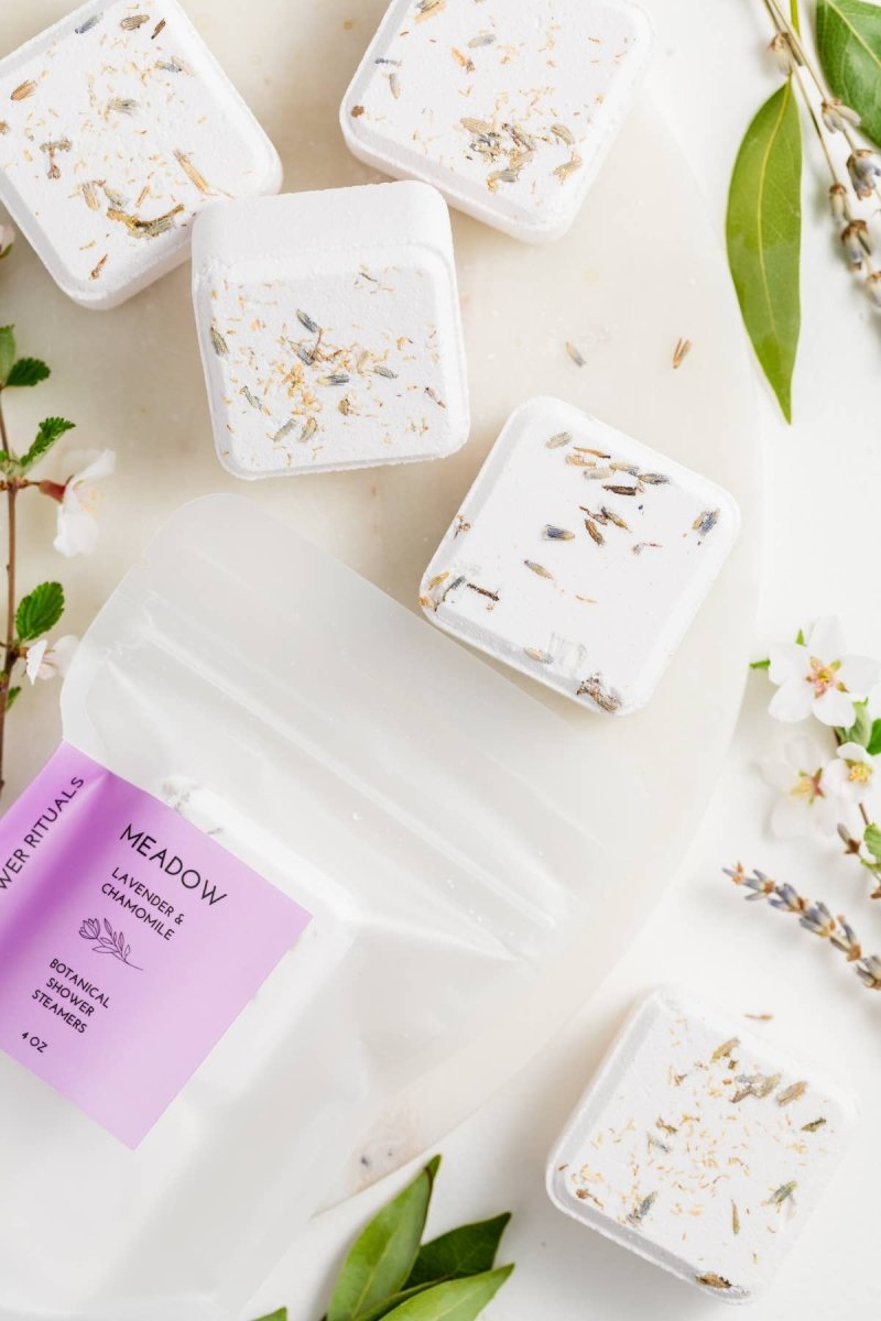 Bombe Vapeur de Douche Meadow Lavande et Camomille Wildflower Rituals - Ex-voto