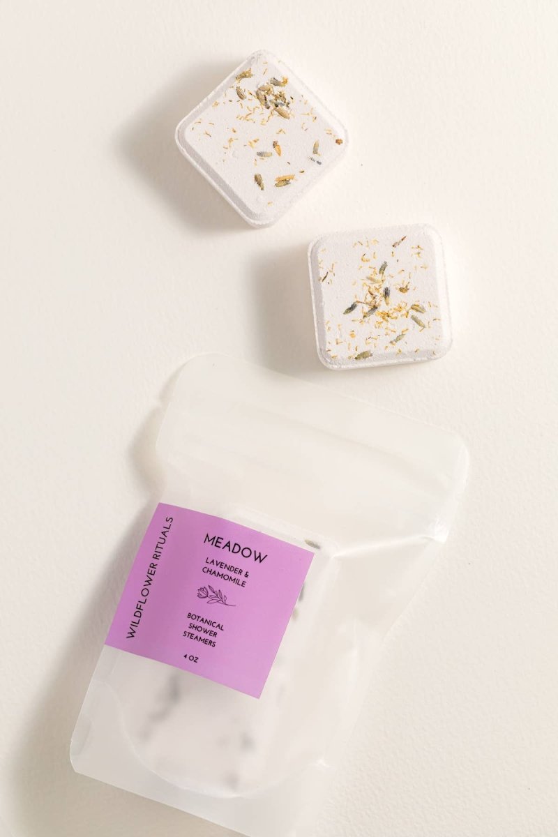 Bombe Vapeur de Douche Meadow Lavande et Camomille Wildflower Rituals - Ex-voto