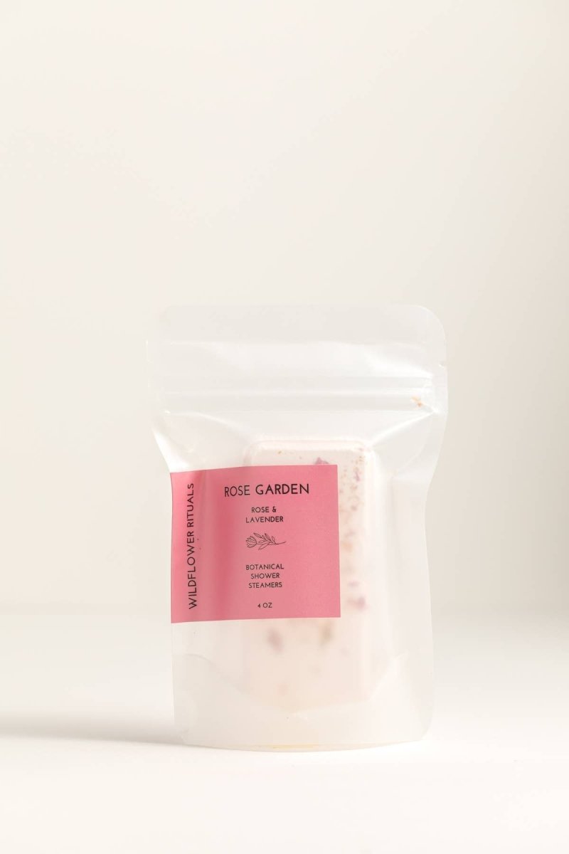 Bombe Vapeur de Douche Rose Garden Rose et Lavande Wildflower Rituals - Ex-voto