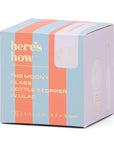 Bouchon en Verre Moony Lilas Here's How - Ex - voto