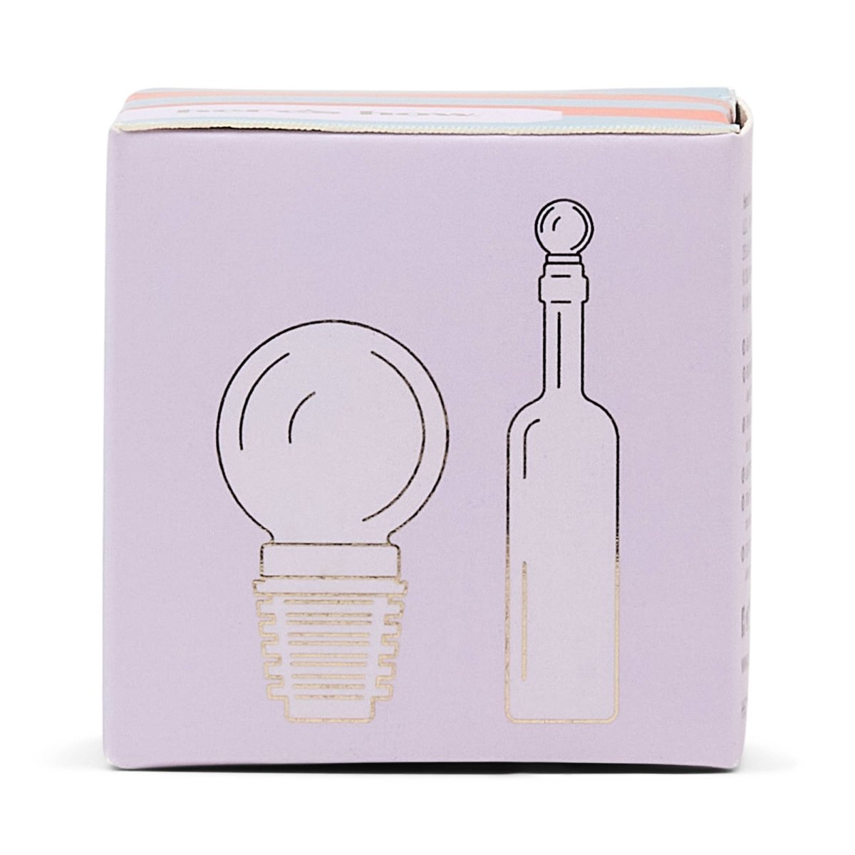 Bouchon en Verre Moony Lilas Here's How - Ex - voto