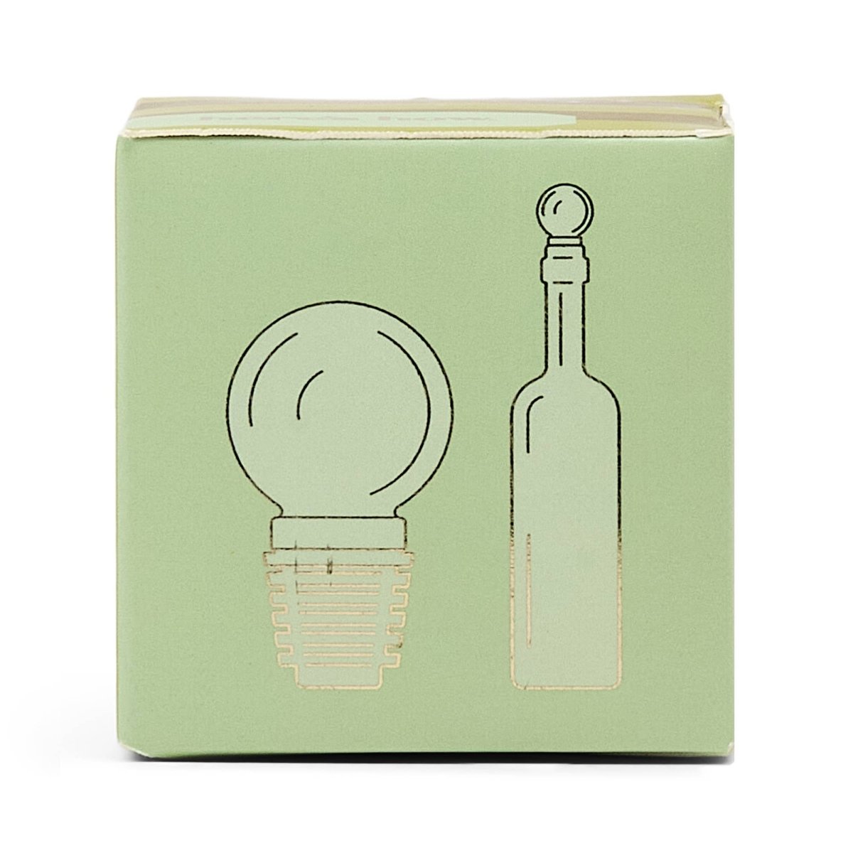 Bouchon en Verre Moony Vert Olive Here's How - Ex - voto