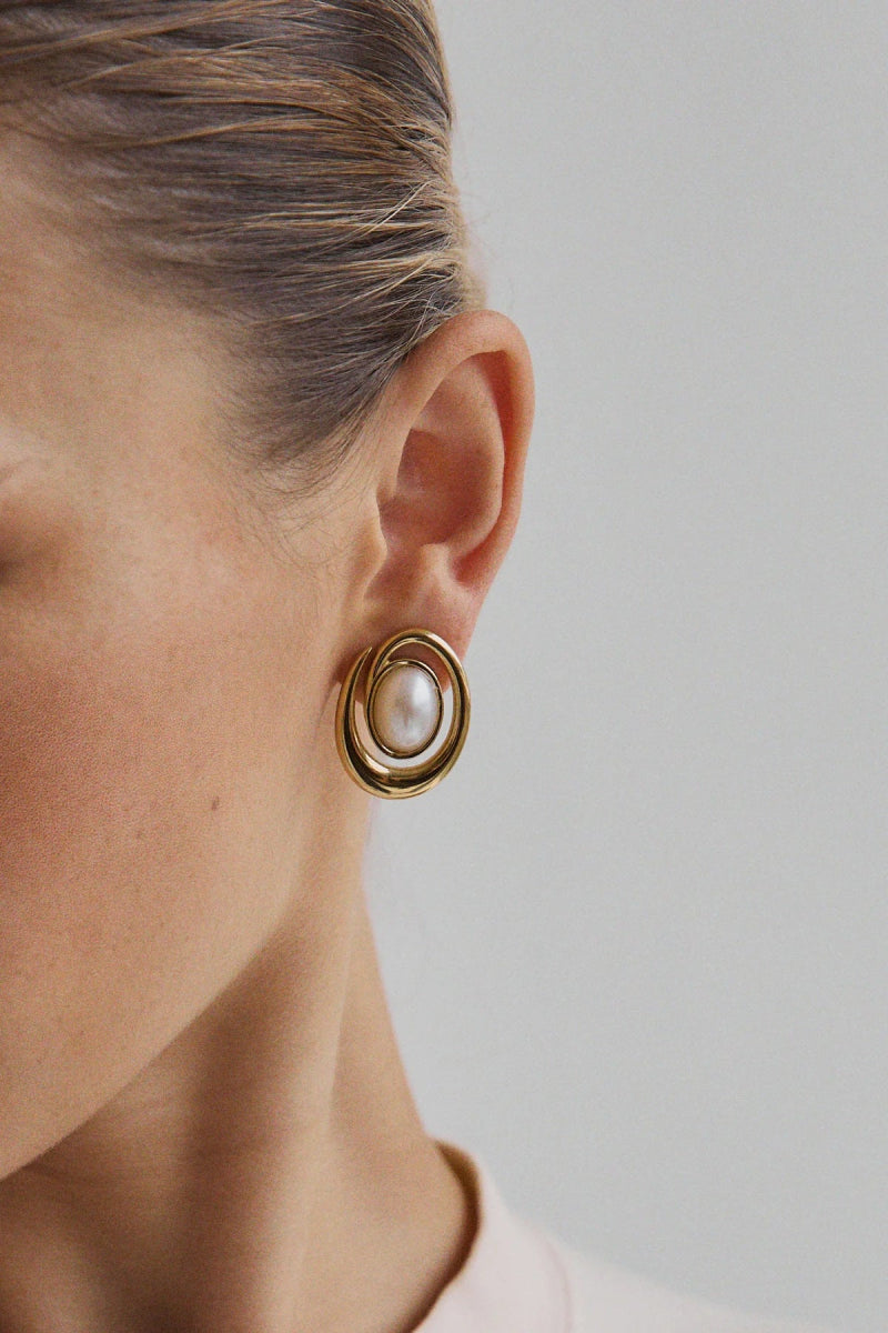 Boucle d'oreilles Palma 20 Compass (Or ou Argent) - Ex - voto