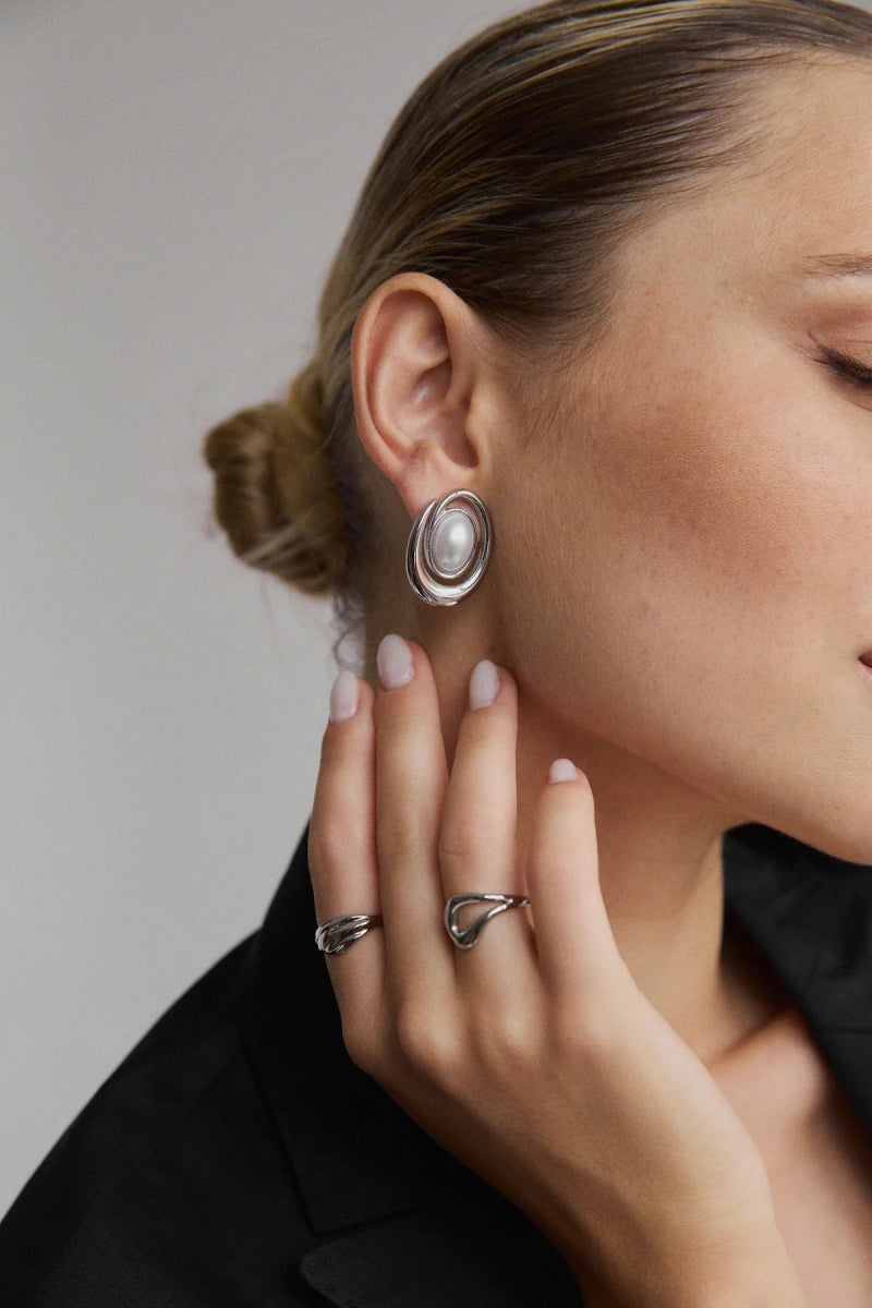 Boucle d&#39;oreilles Palma 20 Compass (Or ou Argent) - Ex - voto