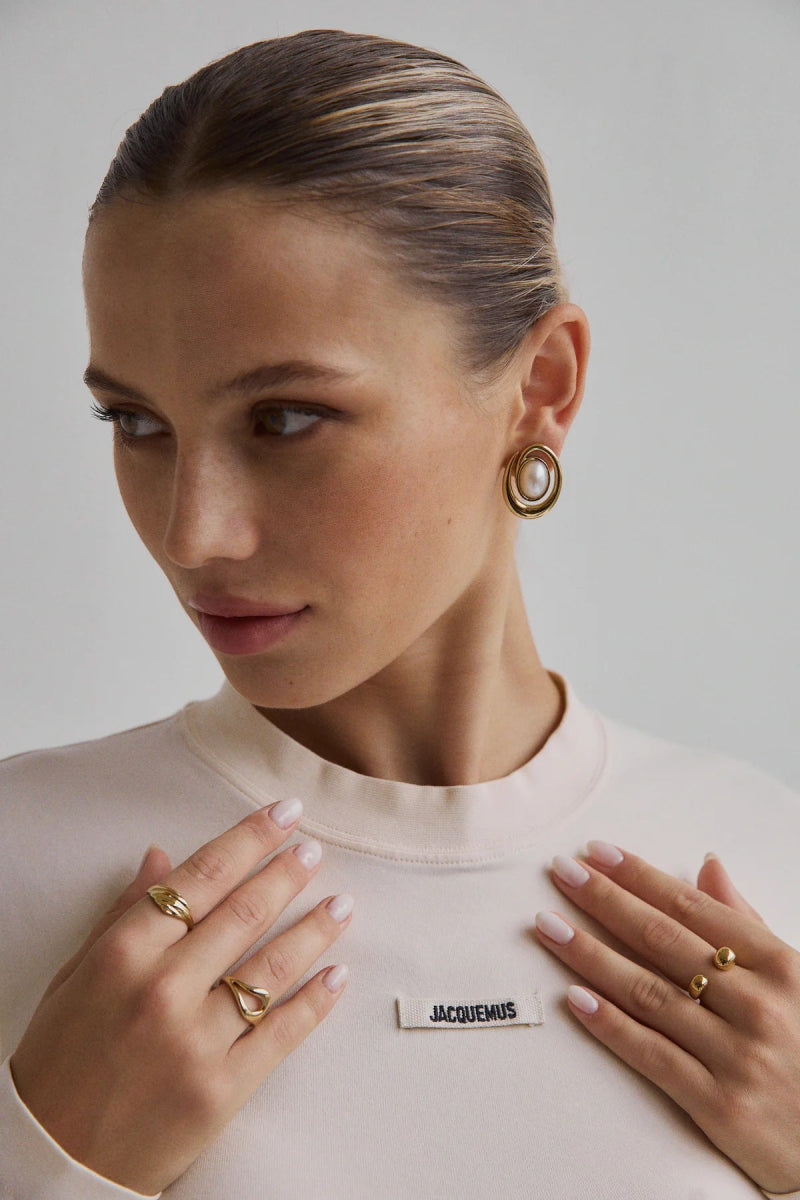 Boucle d&#39;oreilles Palma 20 Compass (Or ou Argent) - Ex - voto