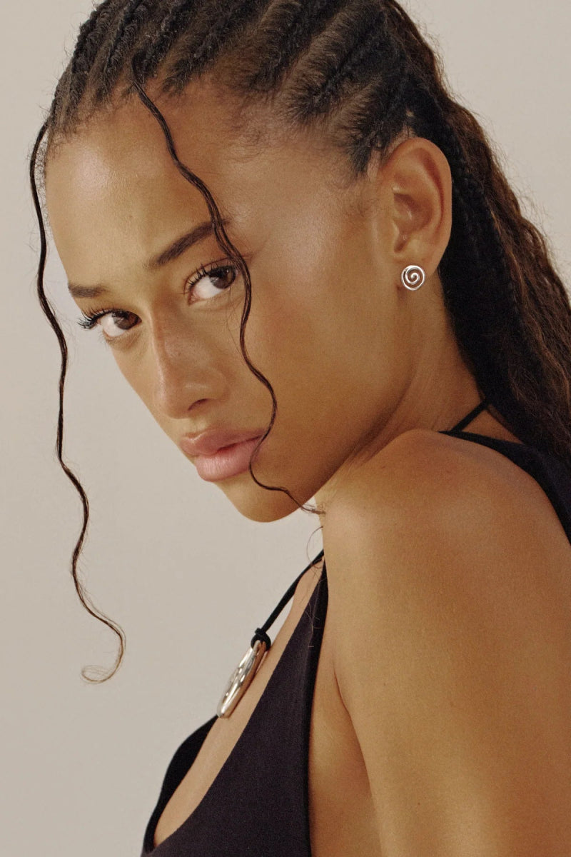 Boucle d'oreilles Swirl 20 Compass - Ex - voto