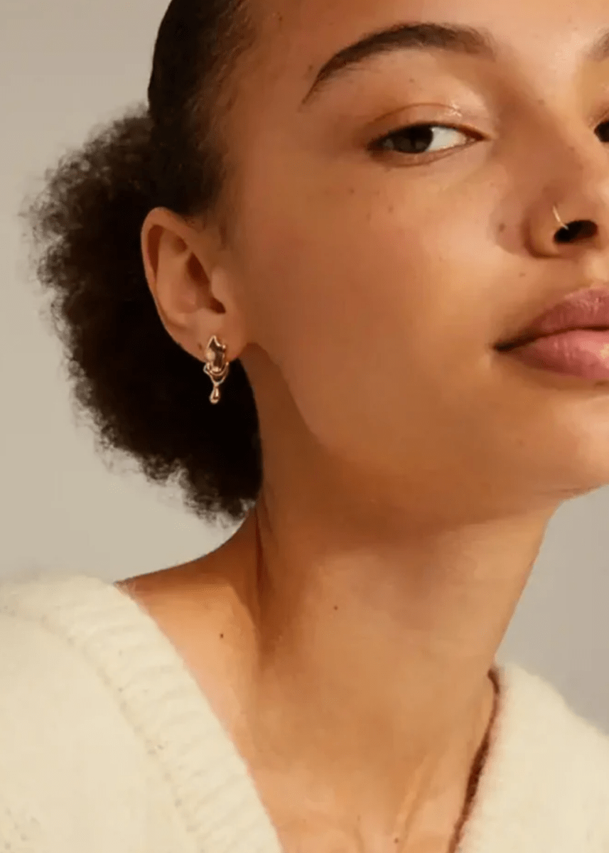 Boucles d&#39;oreilles Alyssa Pilgrim (Doré ou argenté) - Ex - voto