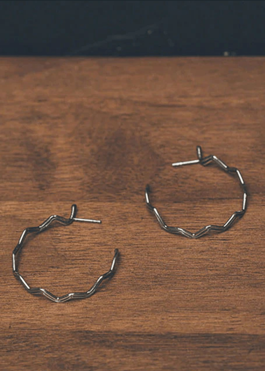 Boucles d'Oreilles Amazone EMD (Argent ou Laiton) - Ex - voto