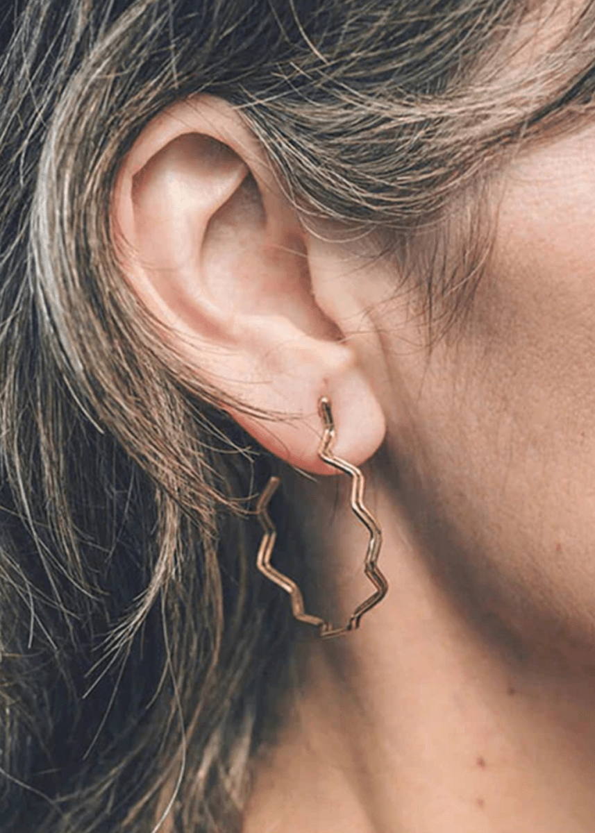 Boucles d'Oreilles Amazone EMD (Argent ou Laiton) - Ex - voto