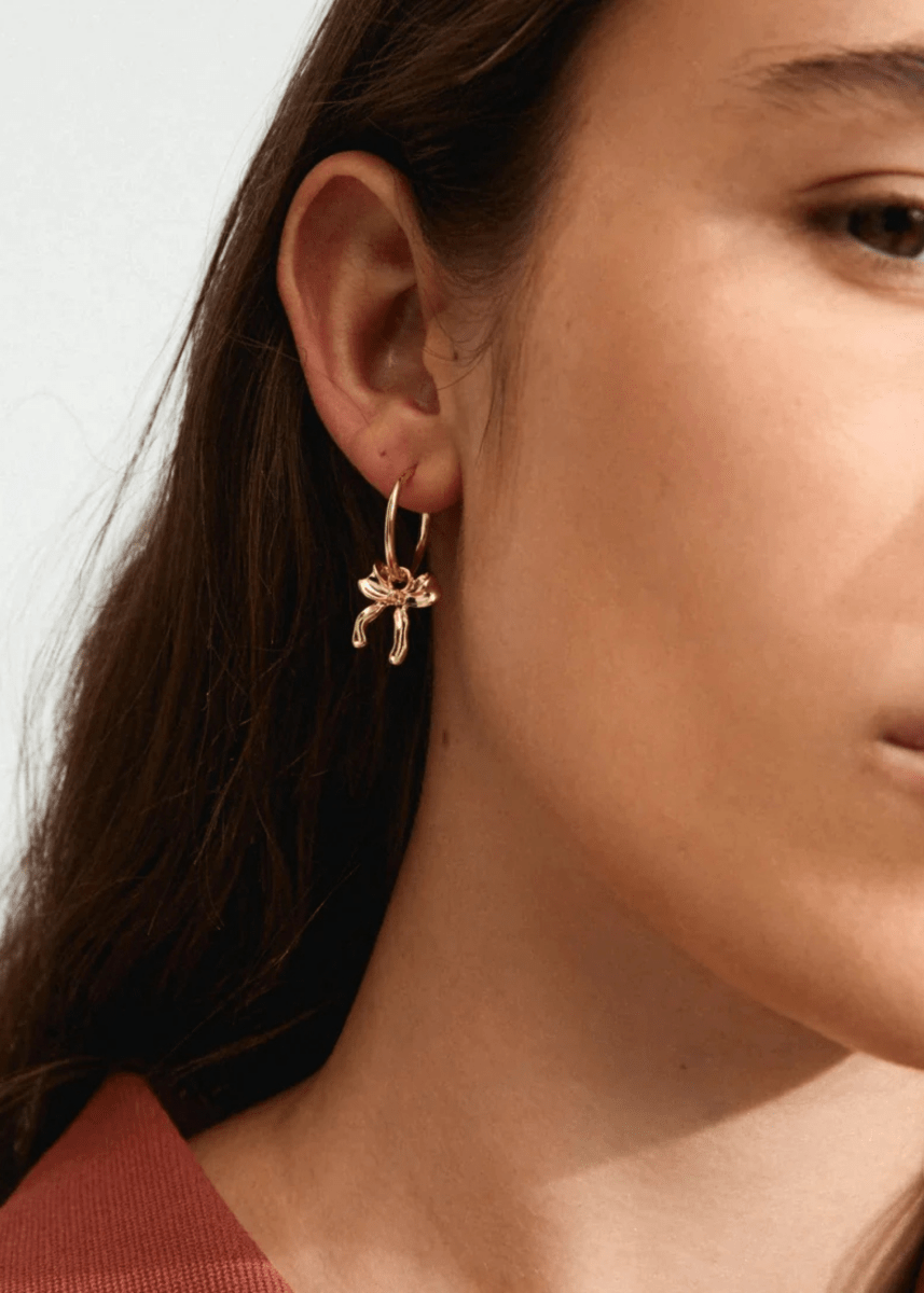 Boucles d'Oreilles Anneaux Cassian Pilgrim (Or ou Argent) - Ex - voto