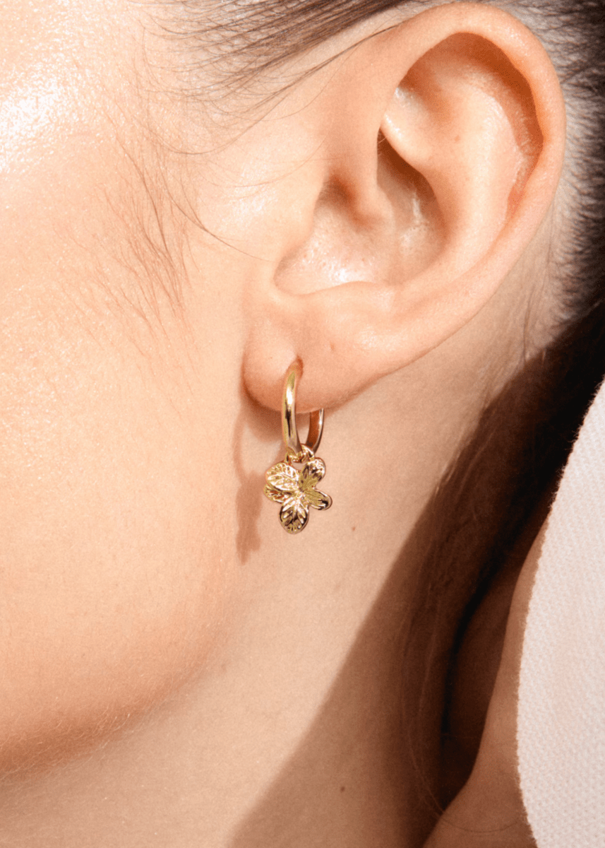 Boucles d&#39;oreilles Anneaux Charmaine Pilgrim (Or ou Argent) - Ex - voto